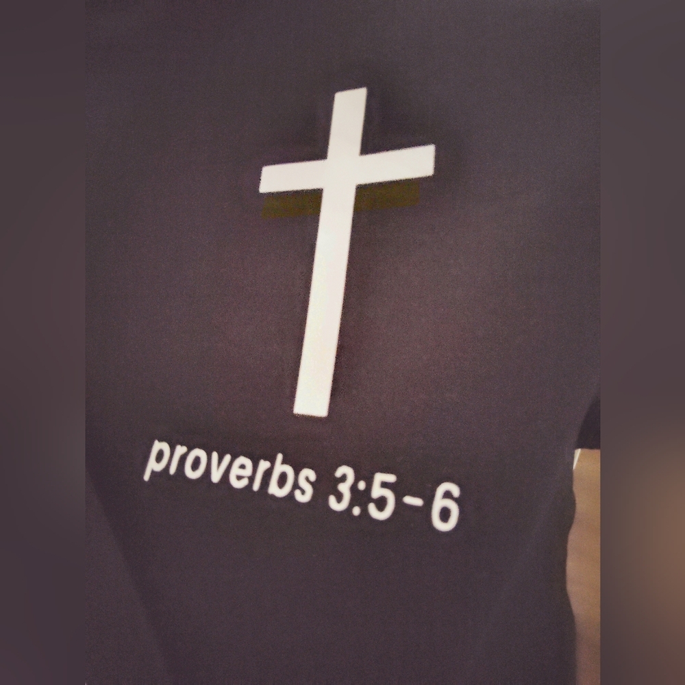 Gildan Black Trust in the Lord Hoodie - Picture 2 of 3